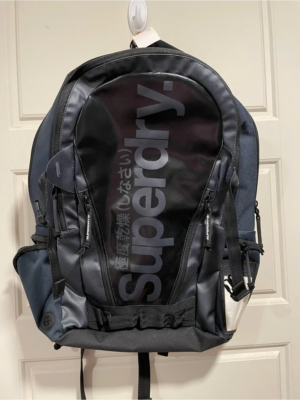 Superdry Mono Tarp Navy Backpack